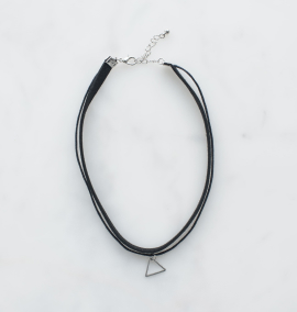Layered choker necklace
